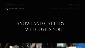 What Snowlandcattery.net website looked like in 2021 (2 years ago)