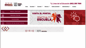 What Sec-sonora.gob.mx website looked like in 2021 (2 years ago)