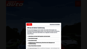 What Sportauto.de website looked like in 2021 (2 years ago)