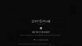 What Scoutandcellar.com website looked like in 2021 (2 years ago)