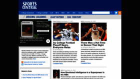 What Sports-central.org website looked like in 2021 (2 years ago)