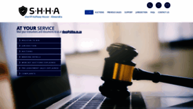 What Shha.co.za website looked like in 2021 (2 years ago)