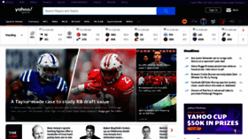 What Sports.yahoo.com website looked like in 2021 (2 years ago)