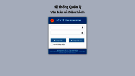 What Sytqlvb.ninhbinh.gov.vn website looked like in 2021 (2 years ago)