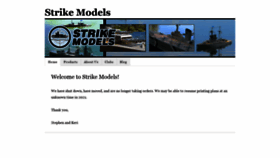 What Strikemodels.com website looked like in 2021 (2 years ago)