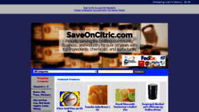 What Saveoncitric.com website looked like in 2021 (2 years ago)