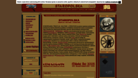What Staropolska.pl website looked like in 2021 (2 years ago)