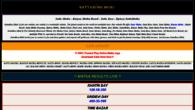 What Sattaboss.mobi website looked like in 2021 (4 years ago)