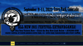 What Scotfest.com website looked like in 2021 (2 years ago)