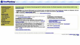 What Seamonkey.at website looked like in 2021 (2 years ago)