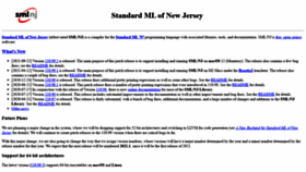 What Smlnj.org website looked like in 2021 (2 years ago)