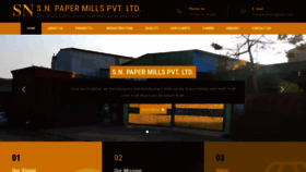 What Snpapermills.com website looked like in 2021 (2 years ago)