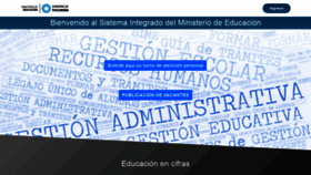 What Sime.educaciontuc.gov.ar website looked like in 2021 (2 years ago)