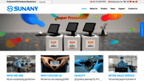 What Sunany.com website looked like in 2021 (2 years ago)