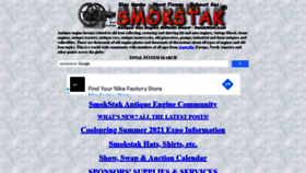 What Smokstak.com website looked like in 2021 (2 years ago)
