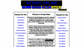 What Sewingonline.co.uk website looked like in 2021 (2 years ago)