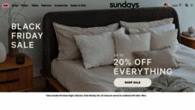 What Sundays-company.com website looked like in 2021 (2 years ago)