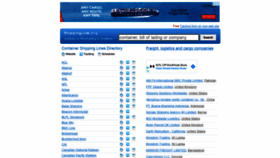 What Shippingline.org website looked like in 2021 (2 years ago)