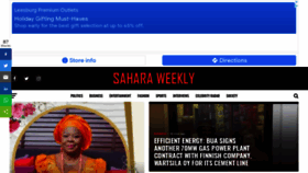 What Saharaweeklyng.com website looked like in 2021 (2 years ago)