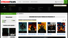 What Streamfilms.co website looked like in 2021 (2 years ago)