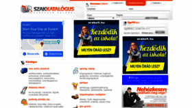 What Szakkatalogus.hu website looked like in 2021 (2 years ago)