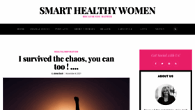 What Smarthealthywomen.com website looked like in 2021 (2 years ago)