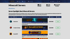 What Servers-minecraft.net website looked like in 2021 (2 years ago)