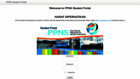 What Student.ppns.ac.id website looked like in 2021 (2 years ago)