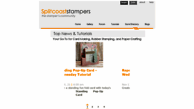 What Splitcoaststampers.com website looked like in 2021 (2 years ago)