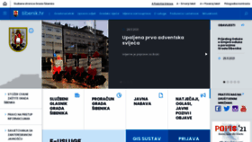 What Sibenik.hr website looked like in 2021 (2 years ago)