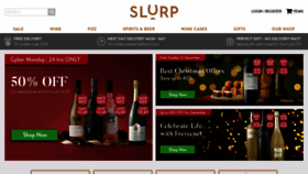 What Slurp.co.uk website looked like in 2021 (2 years ago)