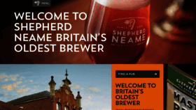 What Shepherdneame.co.uk website looked like in 2021 (2 years ago)