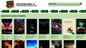 What Sockshare.ac website looked like in 2021 (2 years ago)