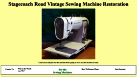What Stagecoachroadsewing.com website looked like in 2021 (2 years ago)