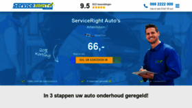 What Serviceright-autos.nl website looked like in 2021 (2 years ago)