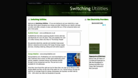What Switchingutilities.co.uk website looked like in 2021 (2 years ago)
