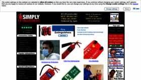 What Simplyextinguishers.co.uk website looked like in 2021 (2 years ago)