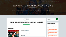 What Sakamoto-days.com website looked like in 2021 (2 years ago)