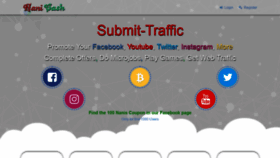 What Submit-traffic.com website looked like in 2021 (2 years ago)
