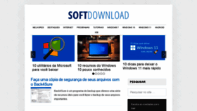 What Softdownload.com.br website looked like in 2021 (2 years ago)