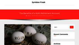 What Symbian-freak.com website looked like in 2021 (2 years ago)