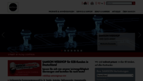 What Samson.de website looked like in 2021 (2 years ago)
