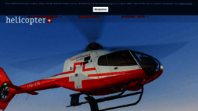 What Swisshelicopter.ch website looked like in 2021 (2 years ago)
