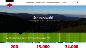 What Schwarzwaldverein.de website looked like in 2021 (2 years ago)