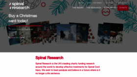 What Spinal-research.org website looked like in 2021 (2 years ago)
