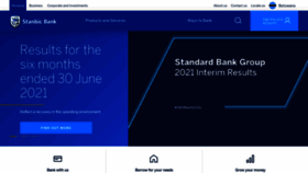 What Stanbicbank.co.bw website looked like in 2021 (2 years ago)