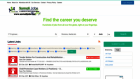 What Somalijobs.net website looked like in 2021 (2 years ago)