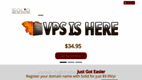 What Solidseovps.com website looked like in 2021 (2 years ago)