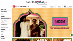 What Sareesbazaar.com website looked like in 2021 (2 years ago)