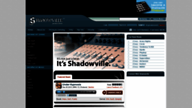 What Shadowville.com website looked like in 2021 (2 years ago)